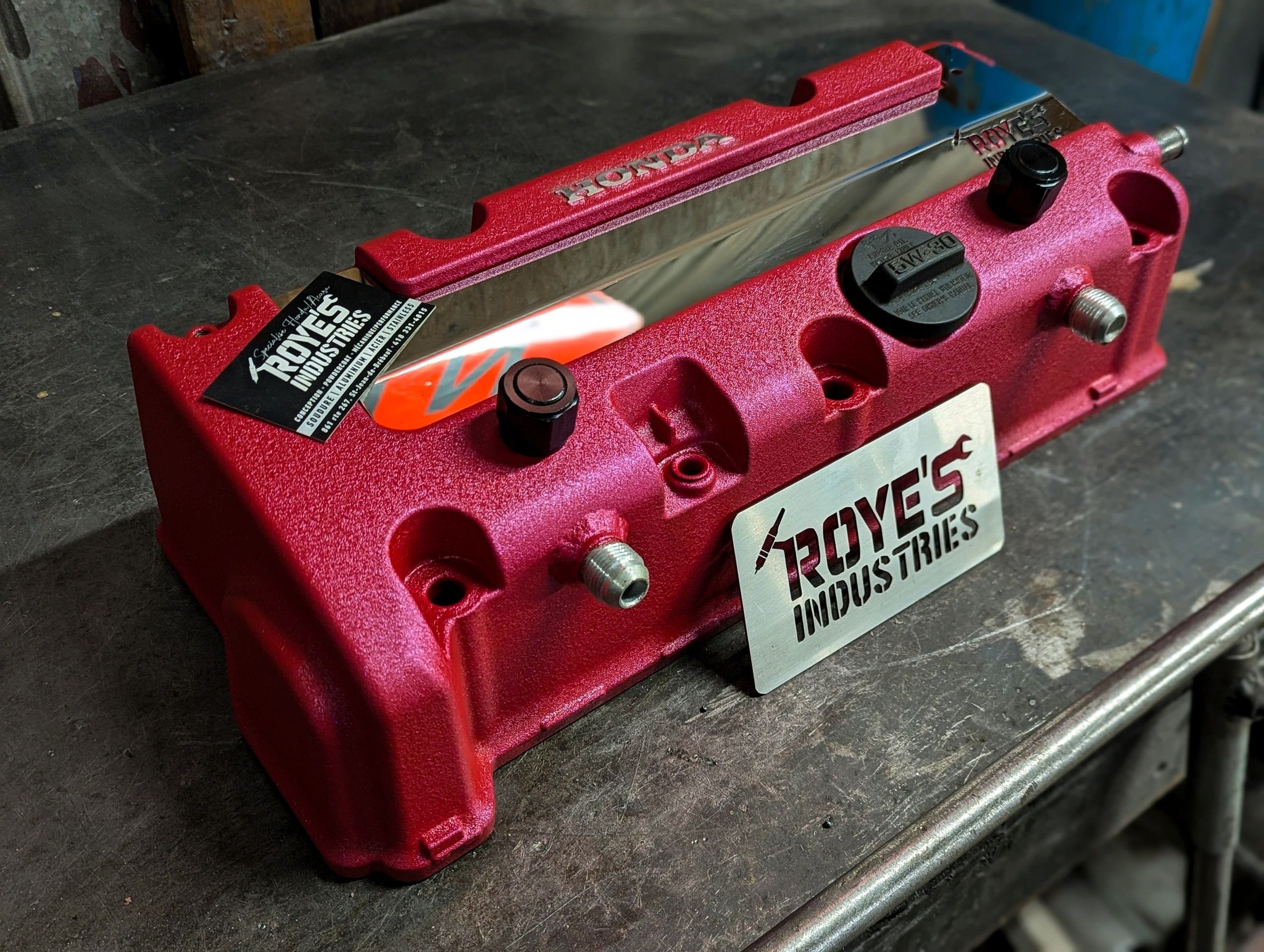 Honda Valve Cover - Powder Coating